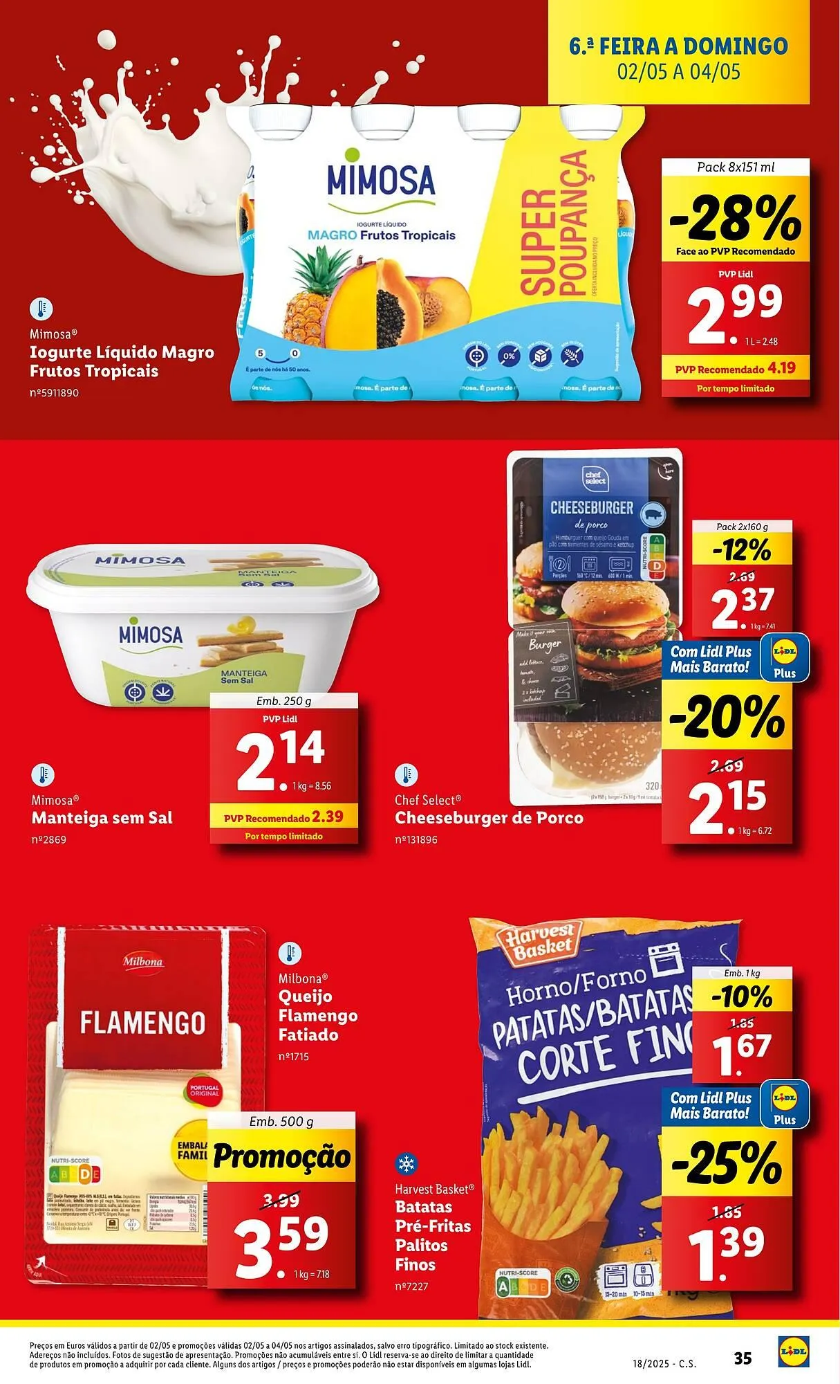 Folheto Folheto Lidl de 28 de abril até 4 de maio 2025 - Pagina 35
