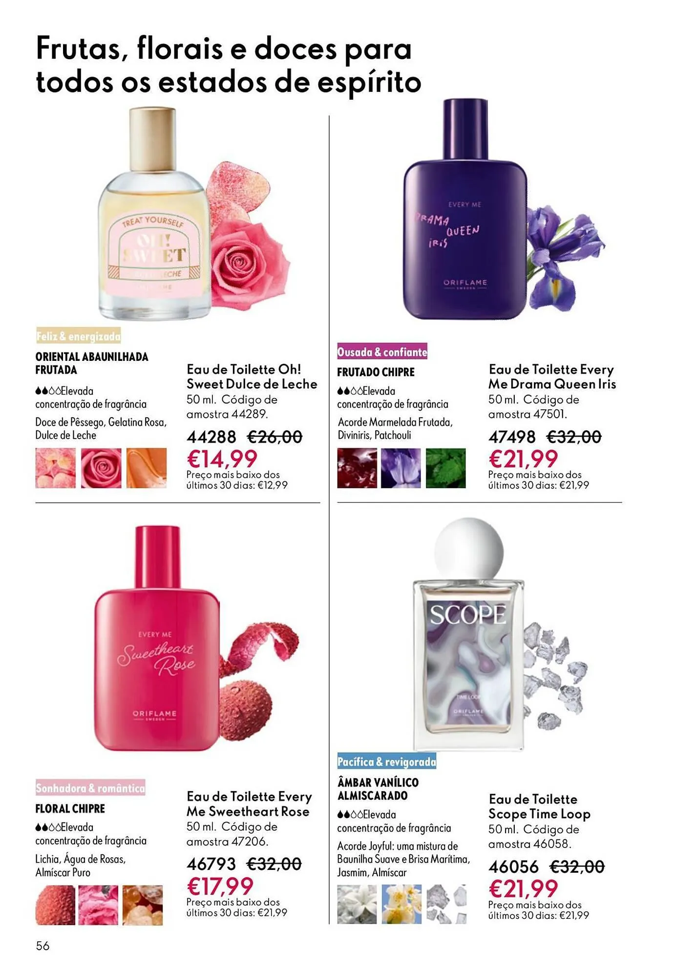Folheto Catálogo Oriflame de 6 de maio até 26 de maio 2026 - Pagina 56