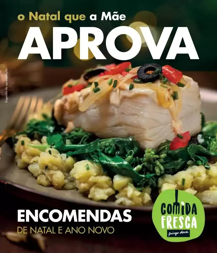 Folheto Pingo Doce Encomendas de Natal e Ano Novo de 19 de novembro até 19 de dezembro 2024 - Pagina 1