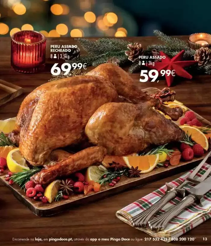 Folheto Pingo Doce Encomendas de Natal e Ano Novo Madeira de 26 de novembro até 26 de dezembro 2024 - Pagina 13