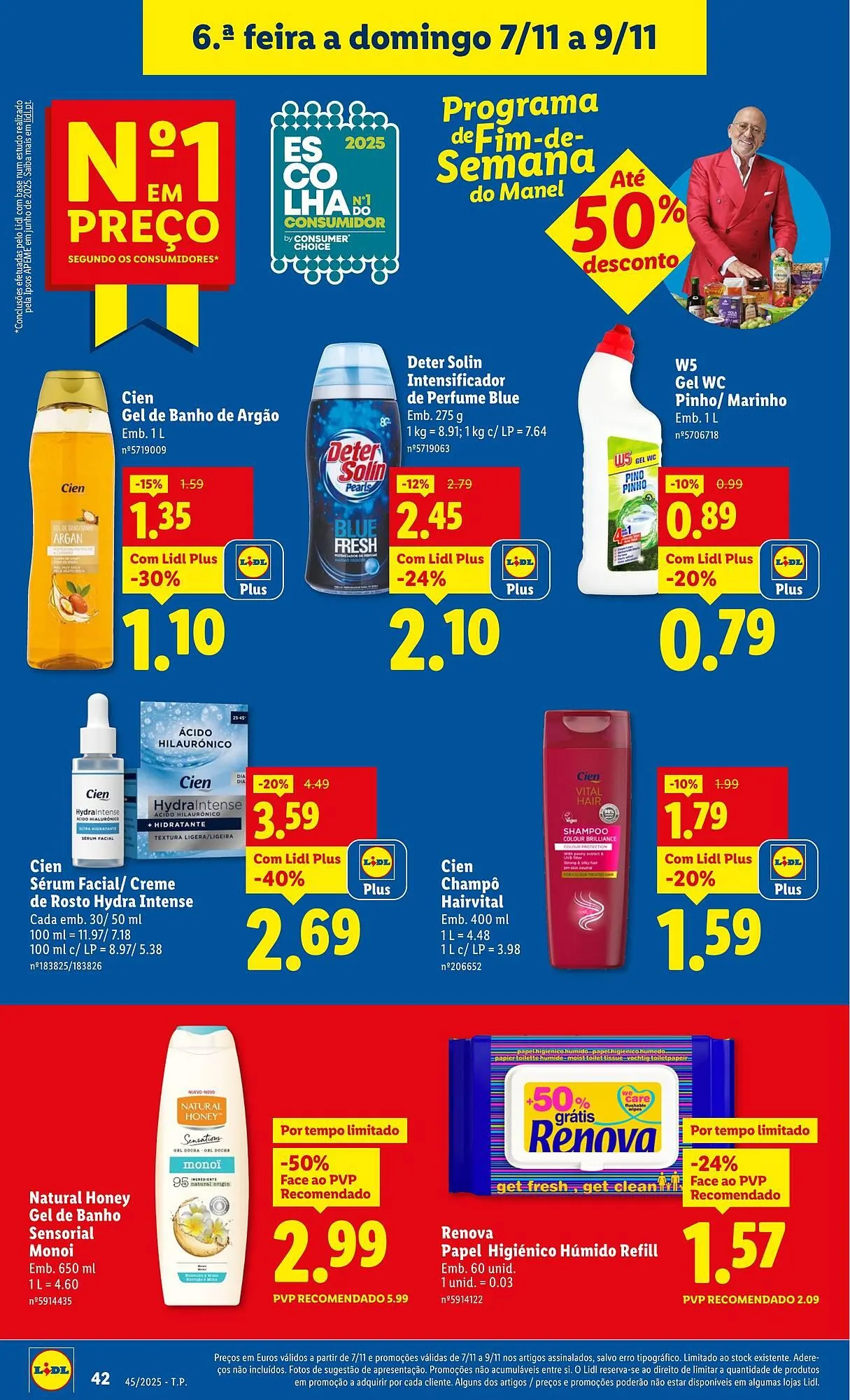 Folheto Folheto Lidl de 3 de novembro até 9 de novembro 2025 - Pagina 42