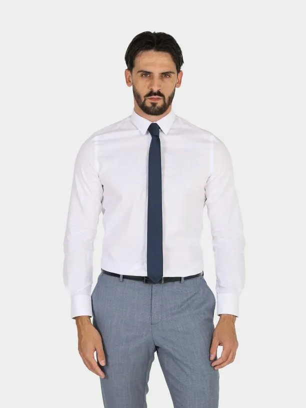 Camisa 100% algodão com micro padrão