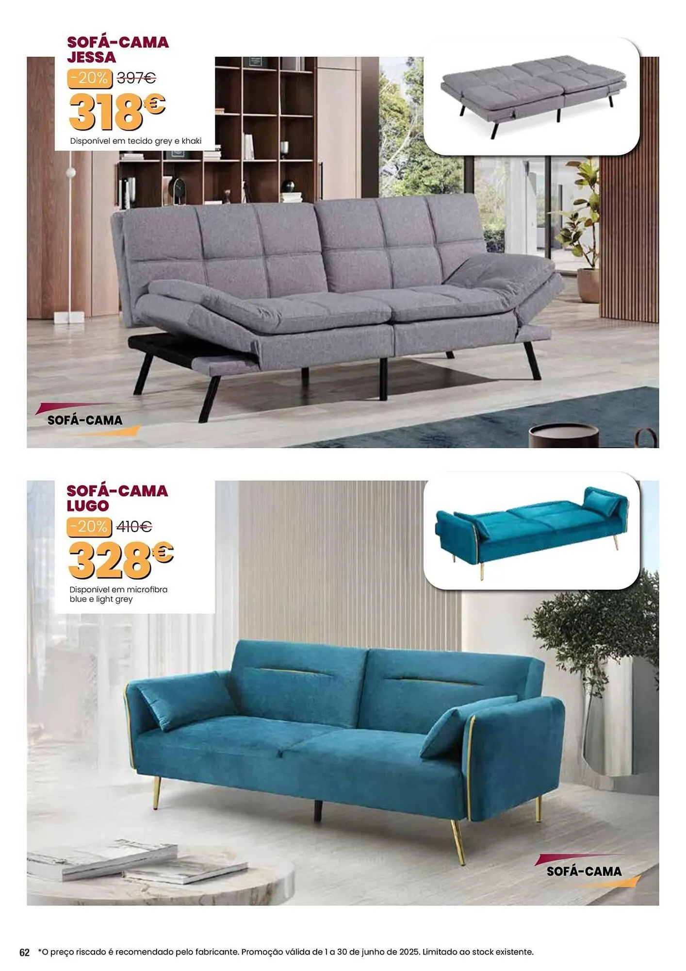 Folheto Folheto Hiper Centro do Móvel de 3 de junho até 30 de junho 2025 - Pagina 62