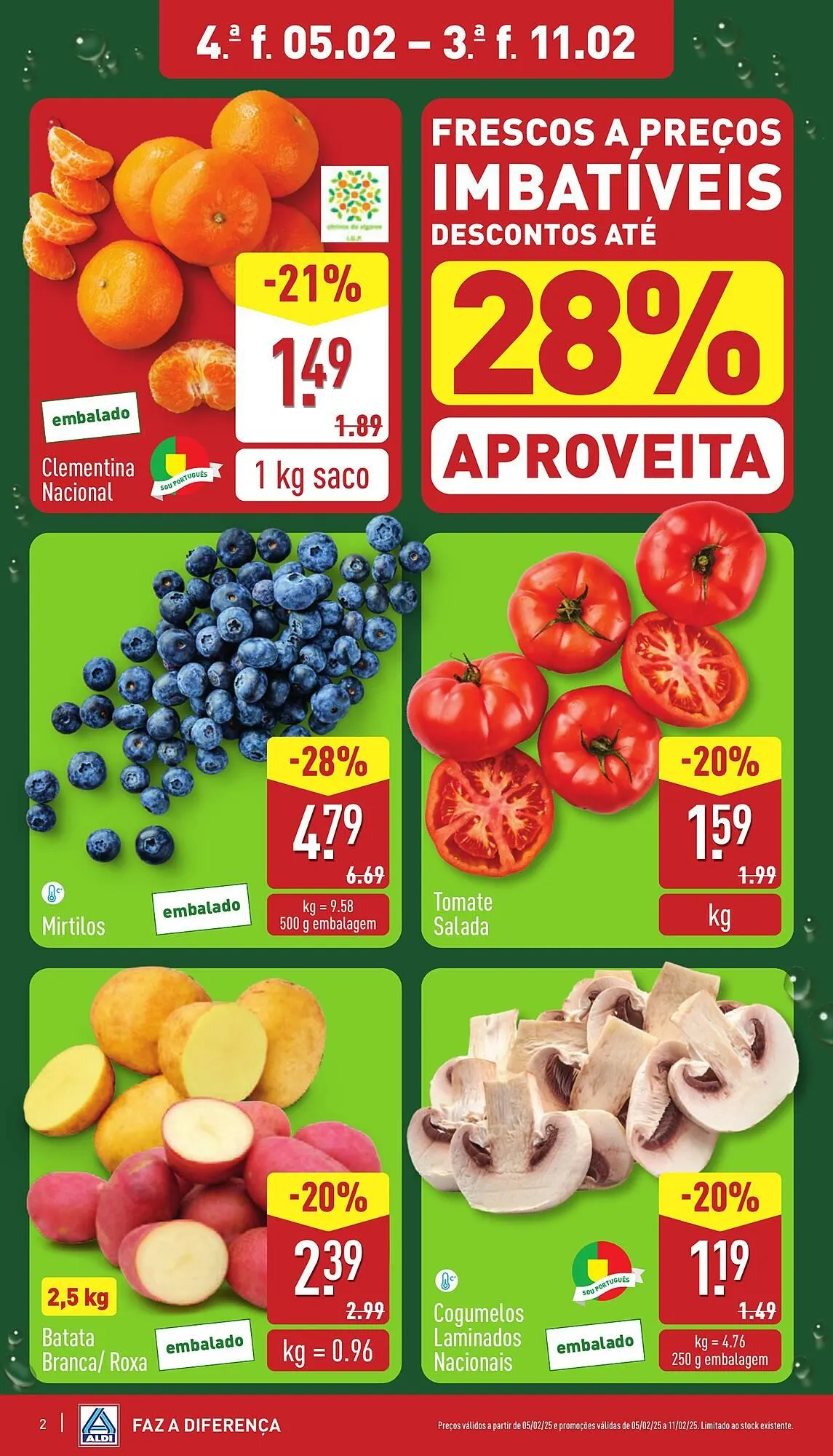 Folheto Folheto ALDI de 5 de fevereiro até 11 de fevereiro 2025 - Pagina 2