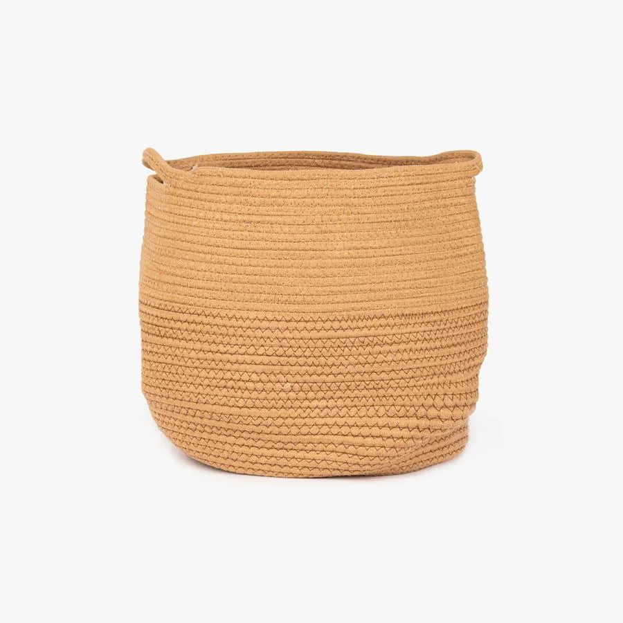 Cesto algodão bege D30x30cm CERCAL