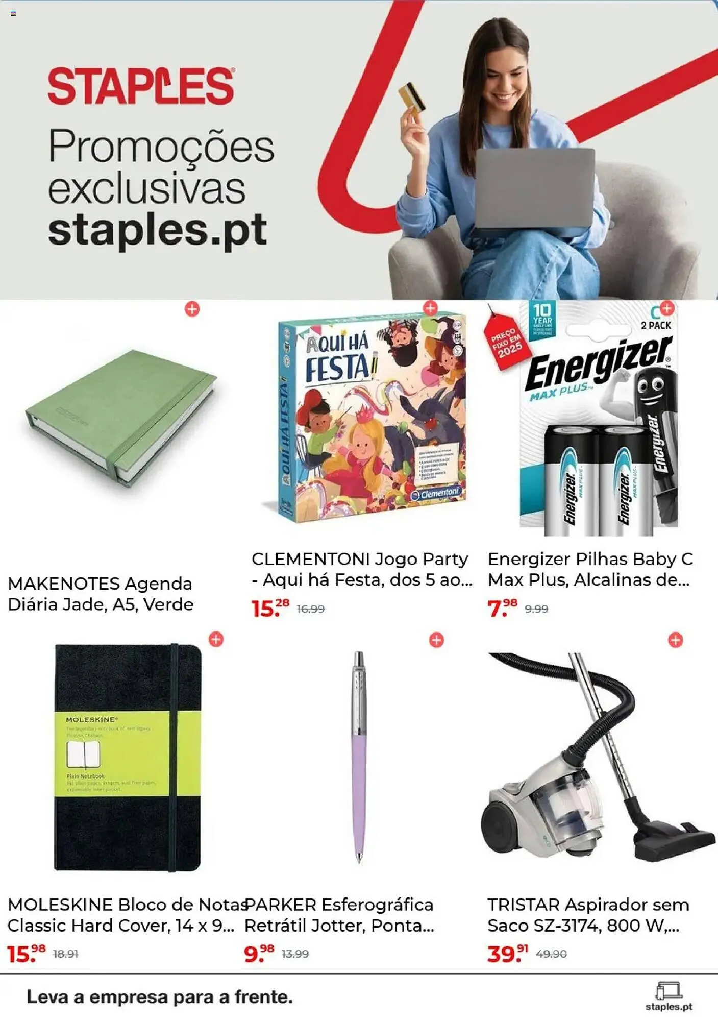 Folheto Folheto Staples de 7 de abril até 30 de abril 2025 - Pagina 1