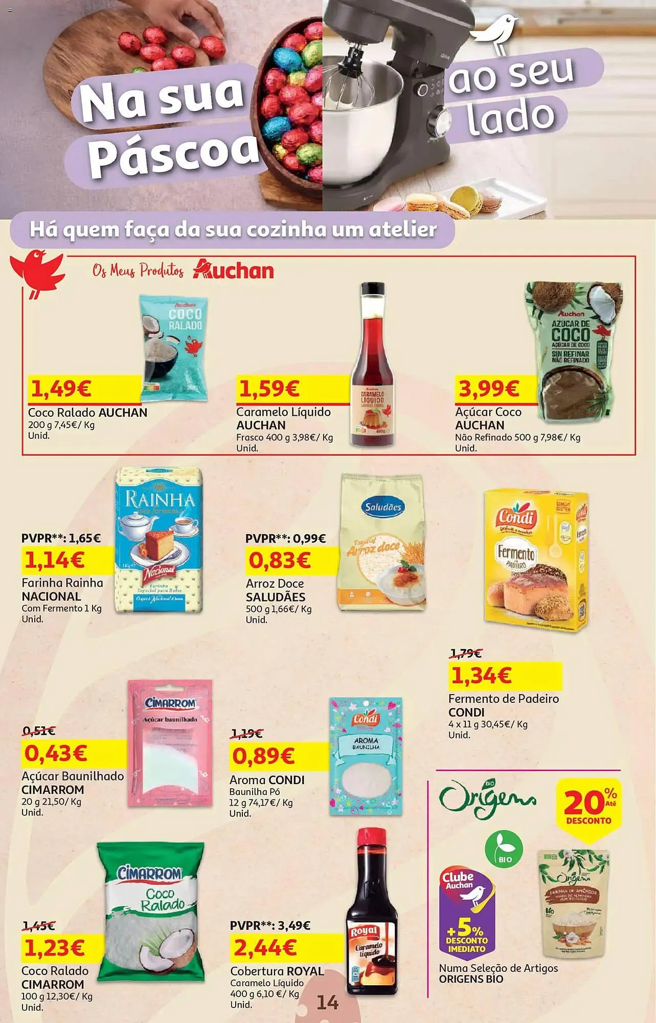 Folheto Folheto Auchan de 25 de março até 6 de abril 2026 - Pagina 14