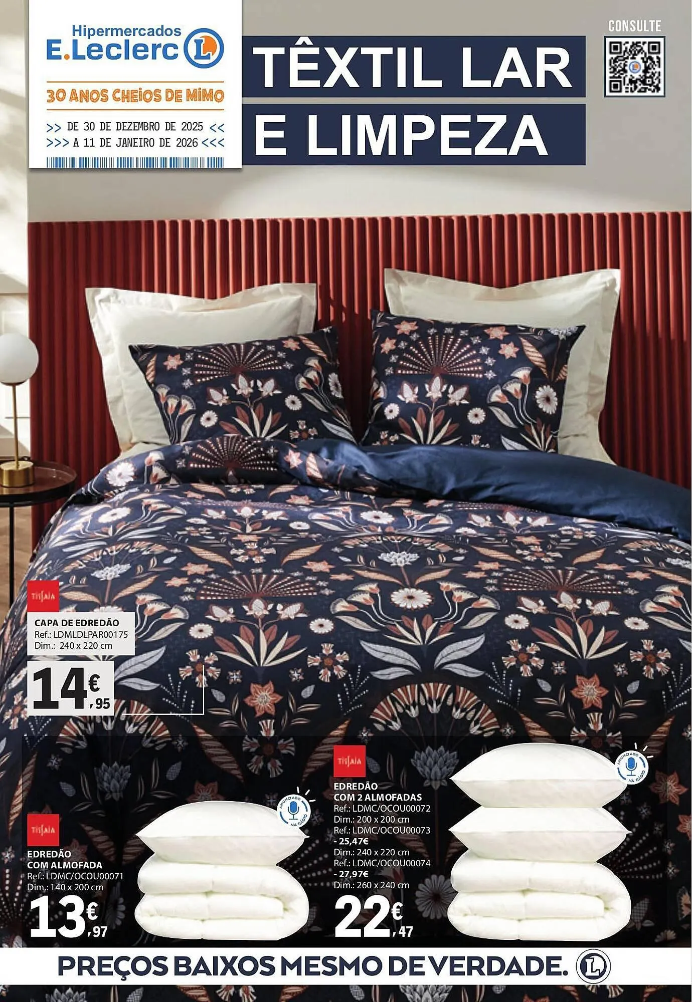 Folheto Folheto E.Leclerc de 30 de dezembro até 11 de janeiro 2026 - Pagina 1