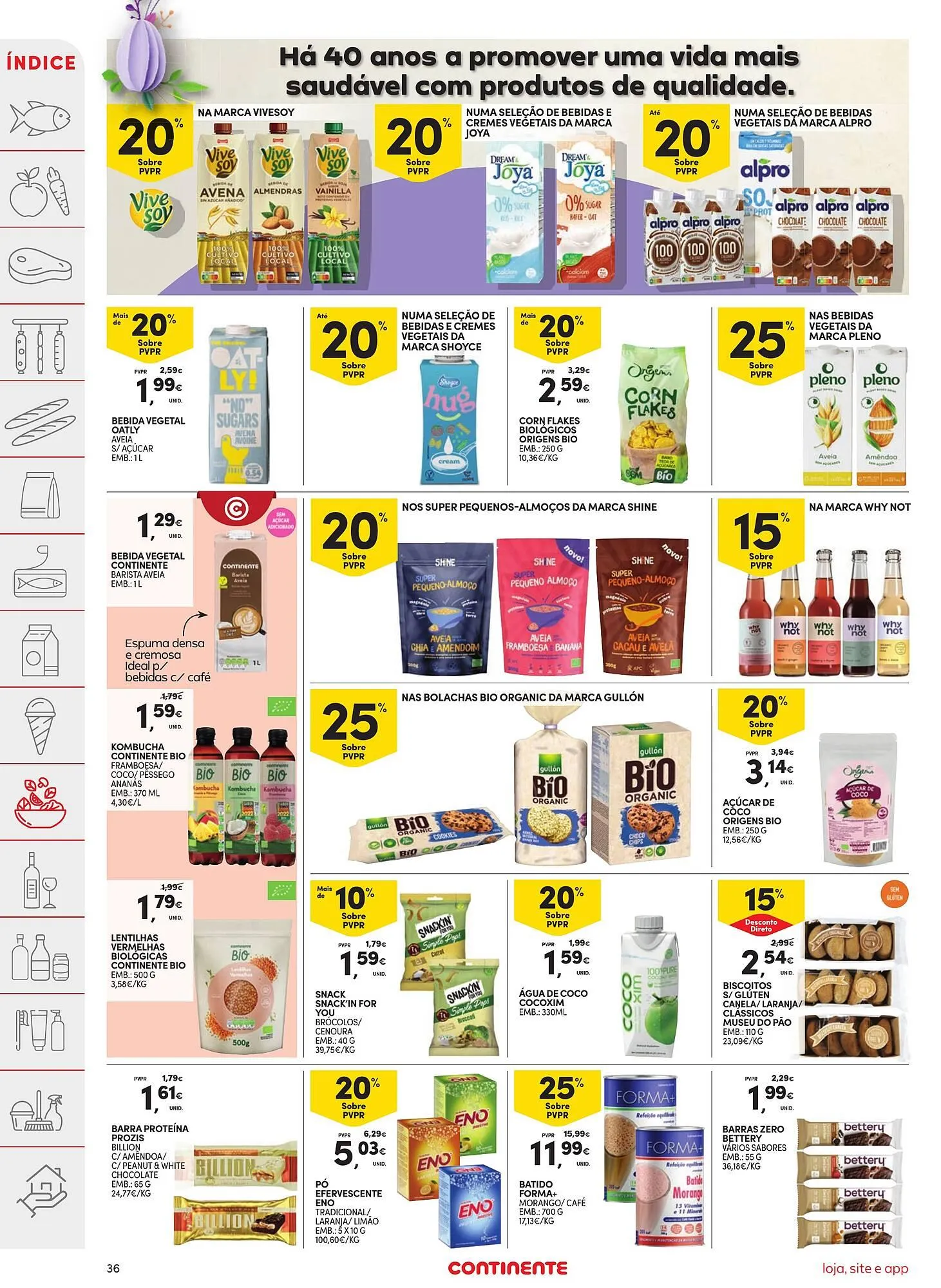 Folheto Folheto Continente de 15 de abril até 21 de abril 2025 - Pagina 36