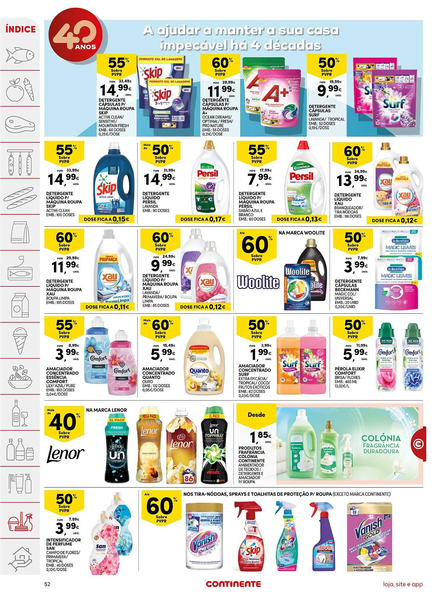 Folheto Folheto Continente de 25 de março até 31 de março 2025 - Pagina 52