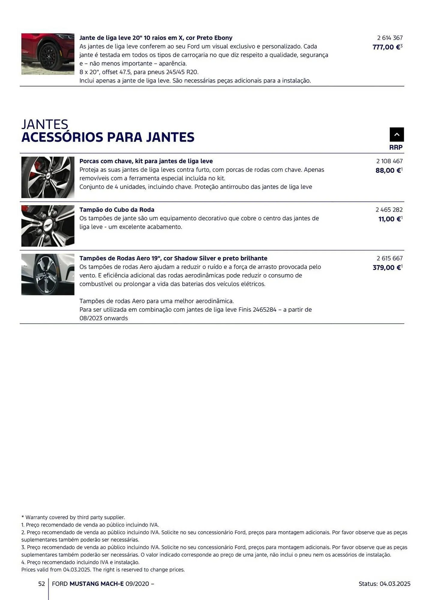 Folheto Folheto Ford de 18 de março até 31 de agosto 2025 - Pagina 52