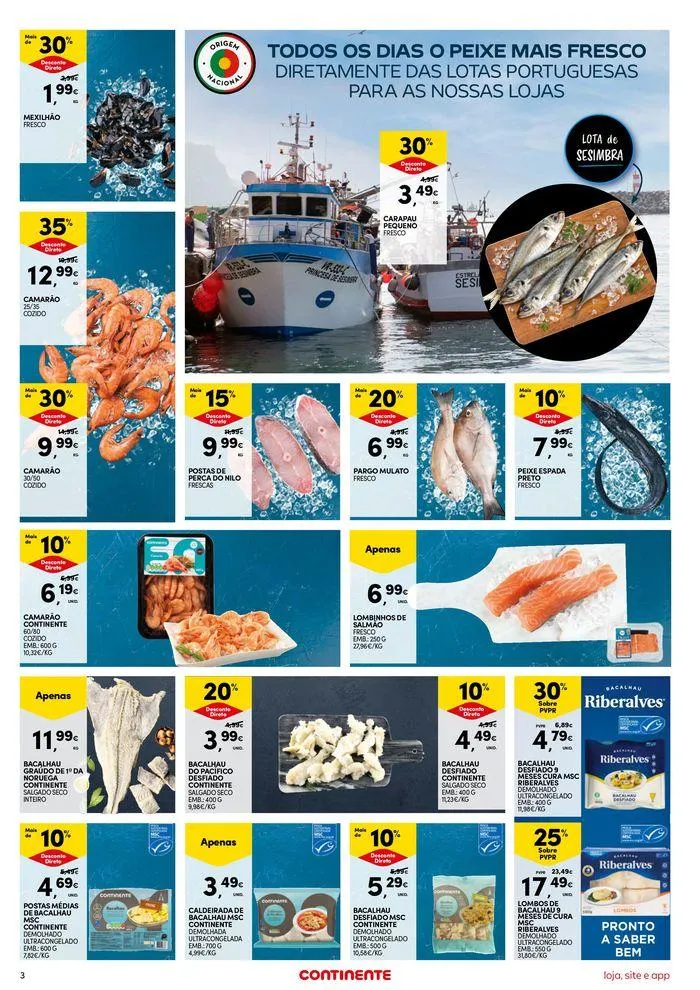 Folheto Continente Bom Dia: É de quem não se poupa de poupar de 8 de agosto até 12 de agosto 2024 - Pagina 3