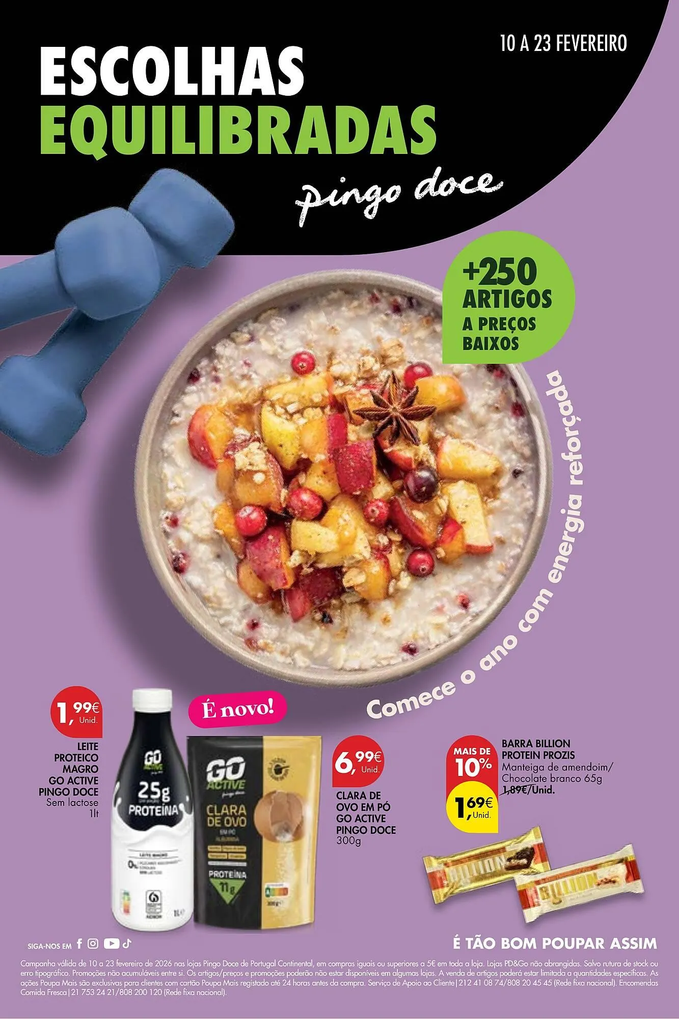 Folheto Folheto Pingo Doce de 10 de fevereiro até 23 de fevereiro 2026 - Pagina 1