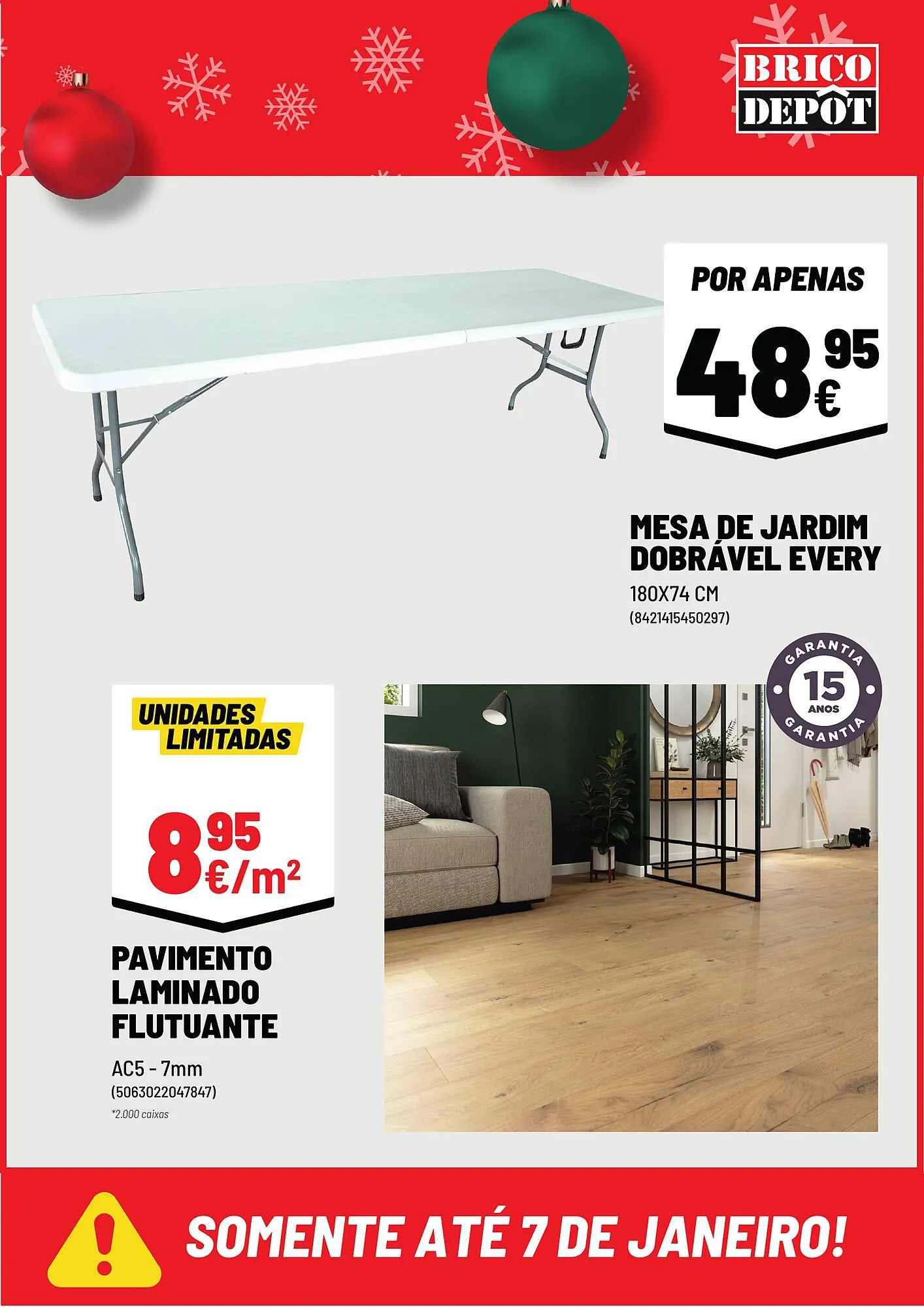 Folheto Folheto Brico Depôt de 1 de dezembro até 4 de janeiro 2024 - Pagina 7