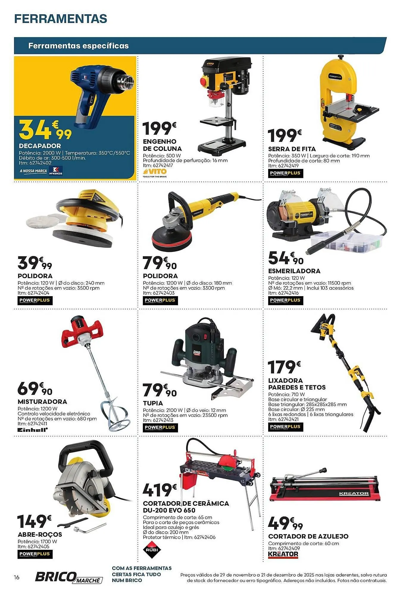Folheto Folheto Bricomarché de 29 de novembro até 21 de dezembro 2025 - Pagina 16