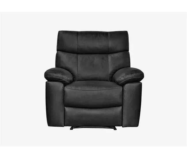 Cadeirão relax SHARONA em pele preta