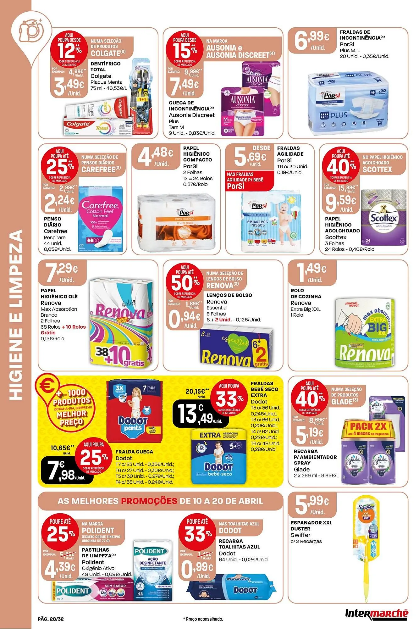 Folheto Folheto Intermarché de 10 de abril até 20 de abril 2025 - Pagina 28