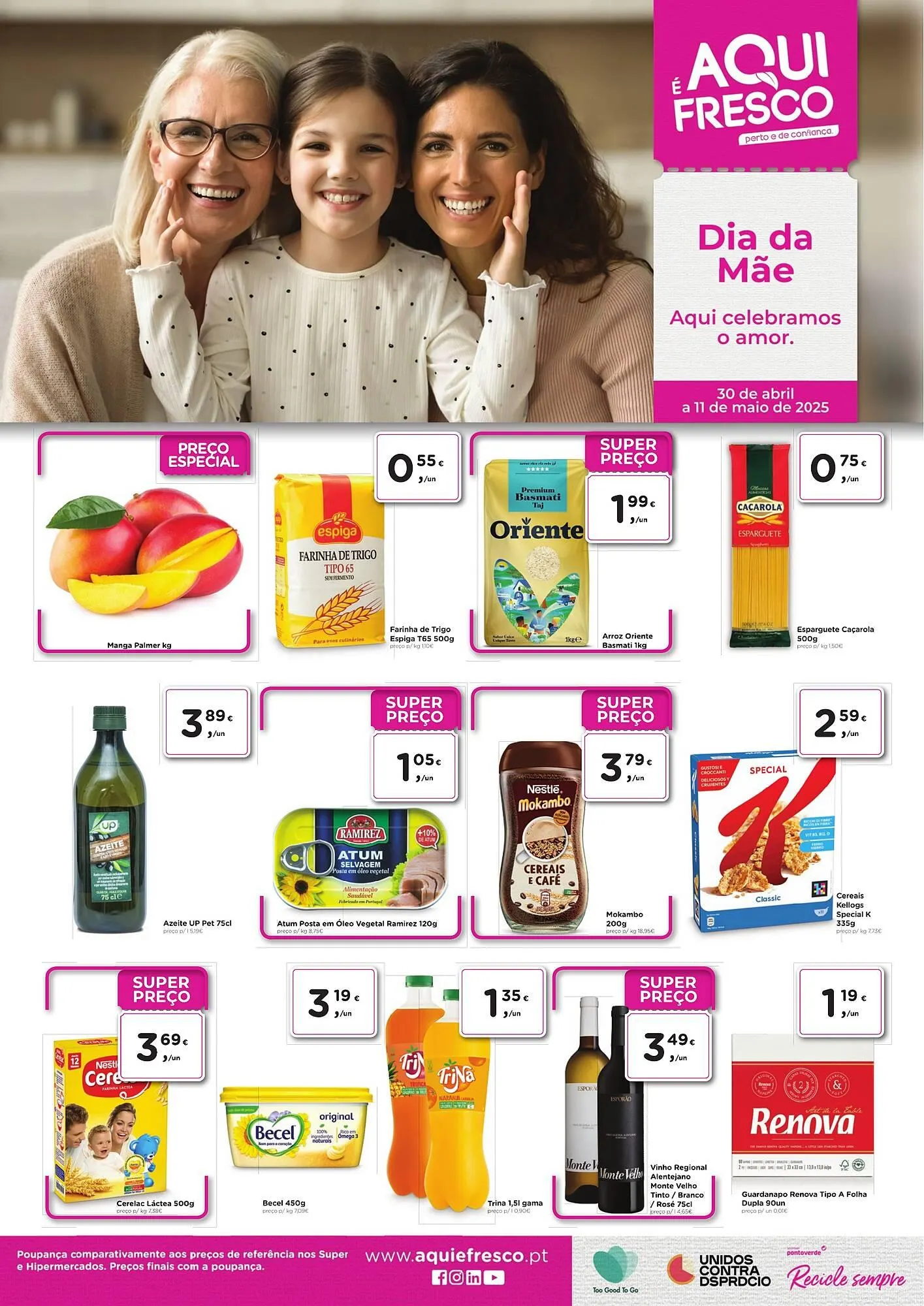 Folheto Aqui é fresco - 1