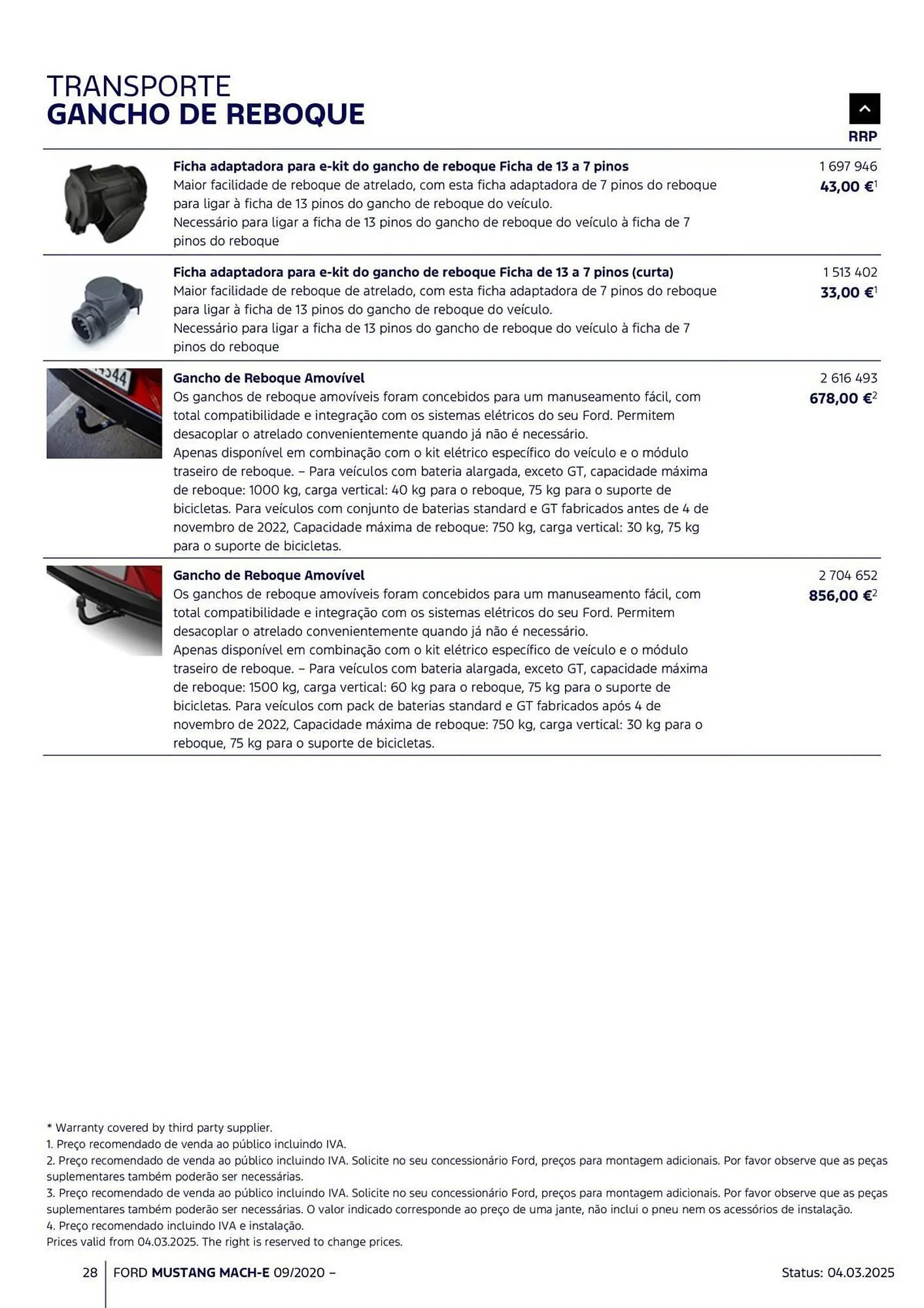 Folheto Folheto Ford de 18 de março até 31 de agosto 2025 - Pagina 28