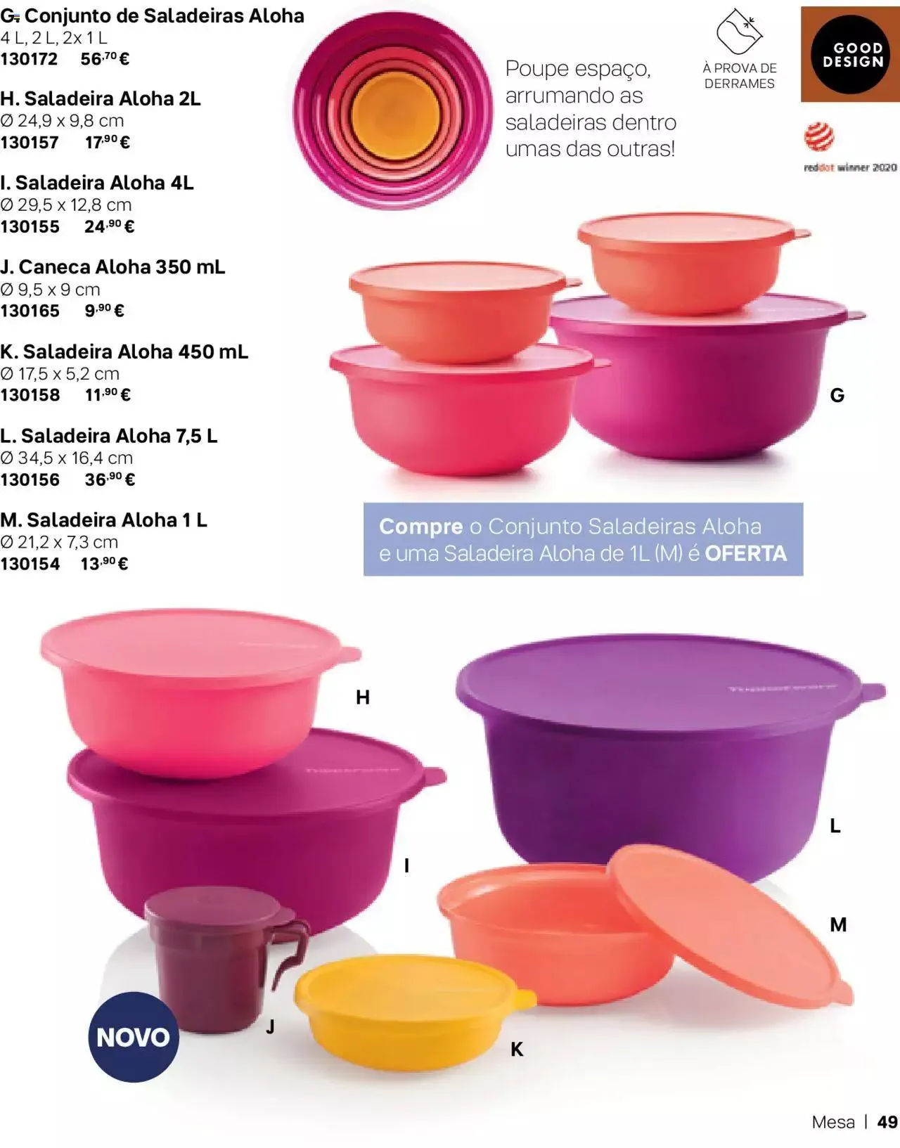 Folheto Tupperware Catálogo de 1 de setembro até 31 de dezembro 2023 - Pagina 49