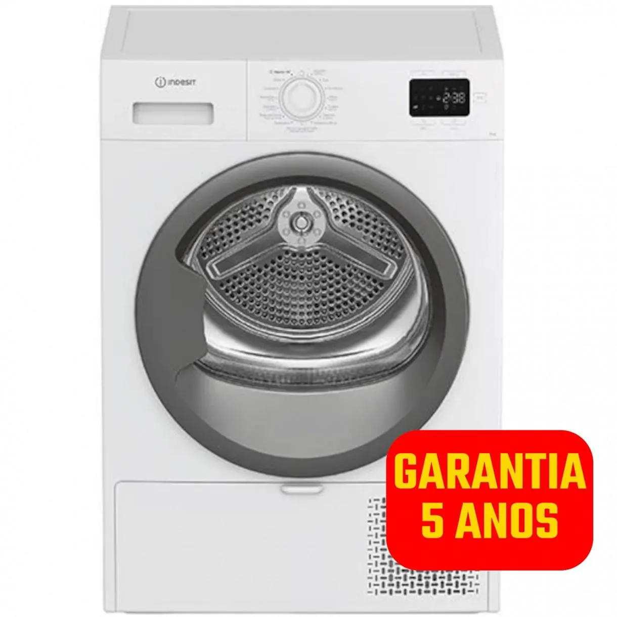 Máquina Secar Roupa INDESIT CYD 93DWSPT - 9 Kg - Bomba de Calor