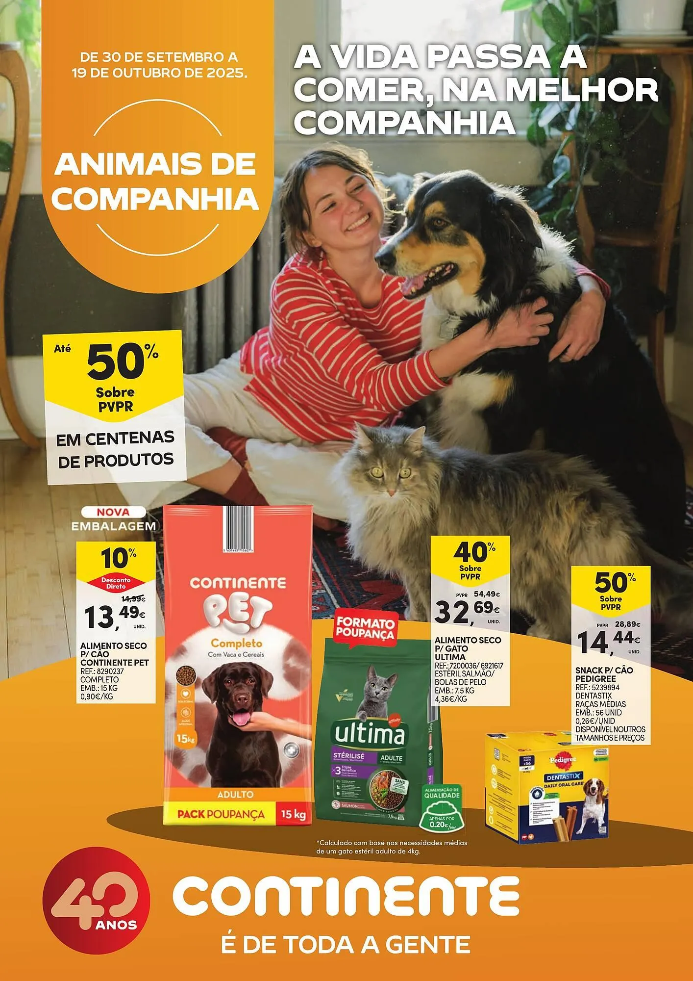 Folheto Folheto Continente de 30 de setembro até 19 de outubro 2025 - Pagina 1
