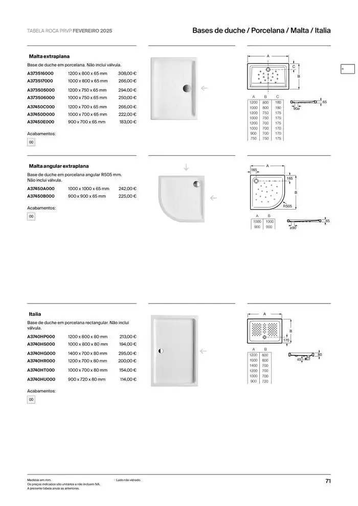 Folheto Soluções de Banho de 6 de janeiro até 31 de dezembro 2025 - Pagina 73