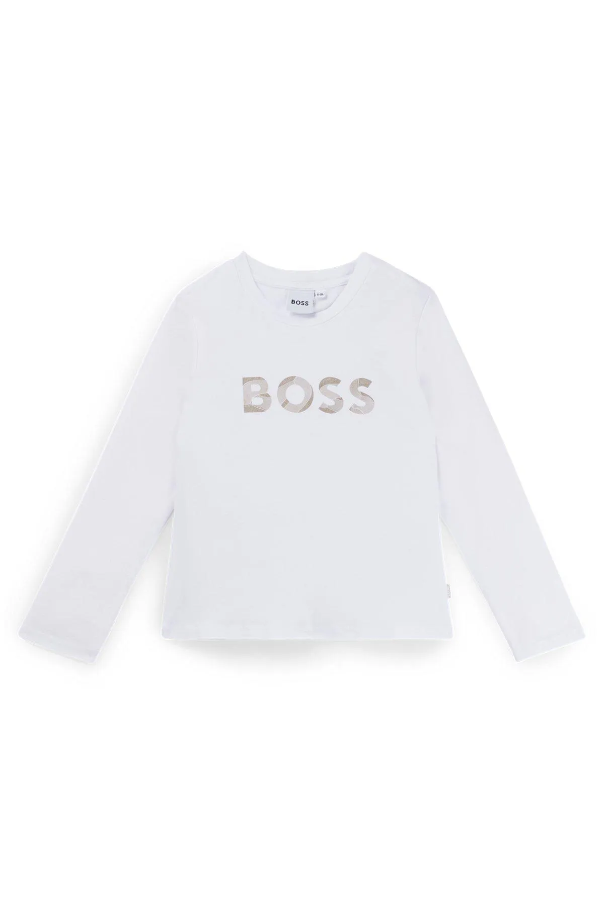 T-shirt de manga comprida com detalhes de risca característicos para criança