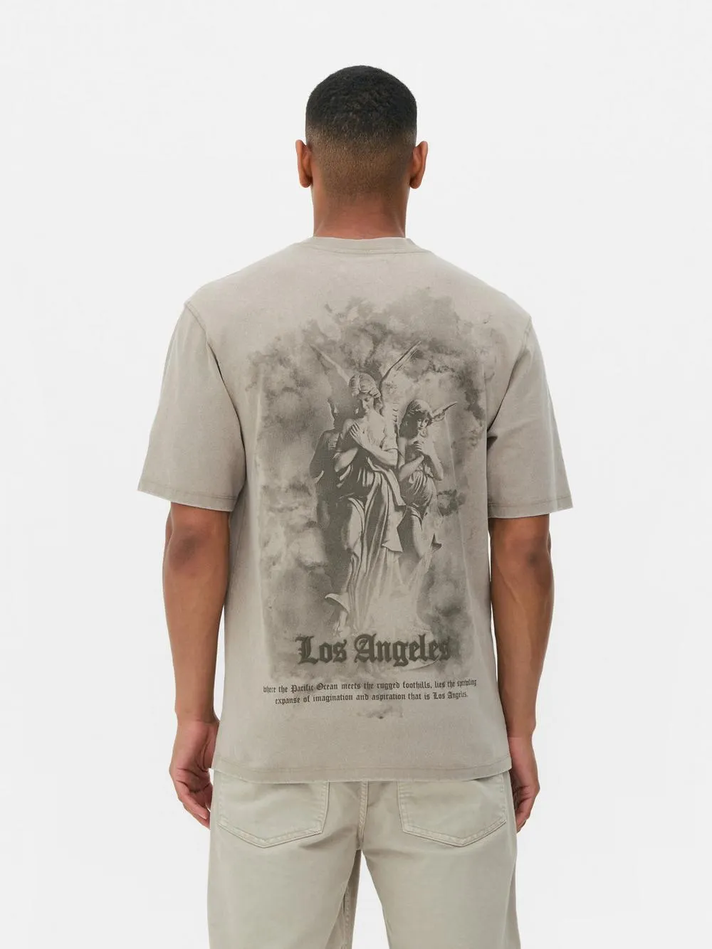 T-shirt gráfica estátua Los Angeles