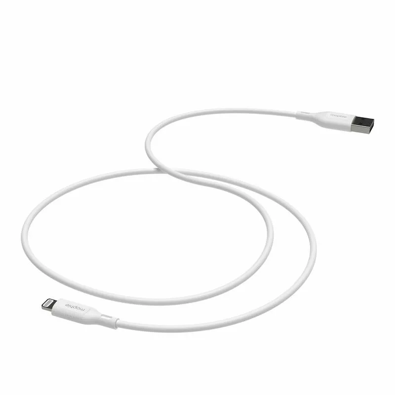 Cabo USB-A para Lightning de 1 metro da Mophie - Branco