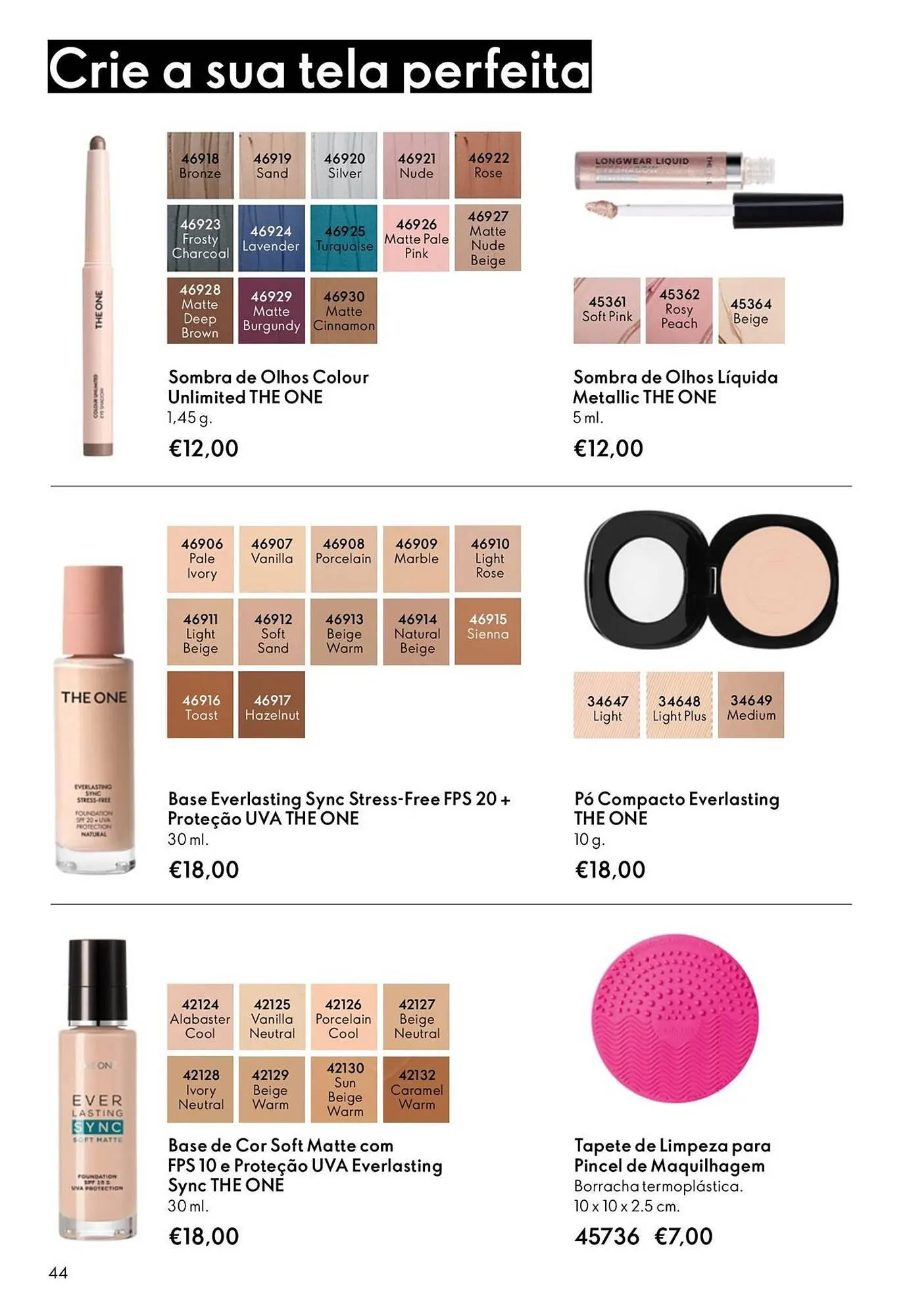 Folheto Catálogo Oriflame de 1 de outubro até 21 de outubro 2025 - Pagina 44