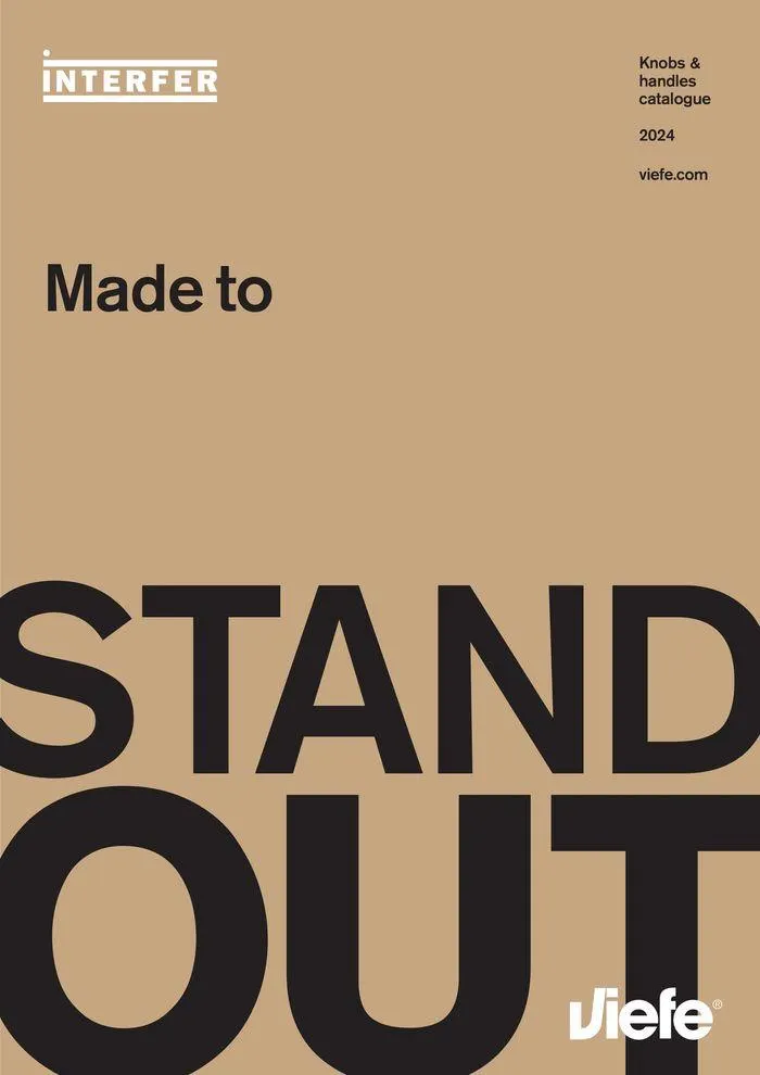 Novo! Catalogo Puxadores Viefe 2024 - 1