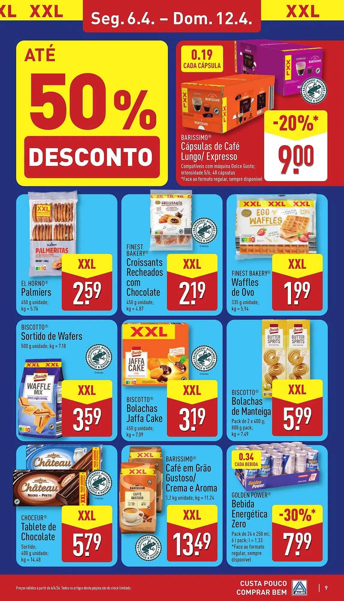 Folheto Folheto ALDI de 6 de abril até 12 de abril 2026 - Pagina 9