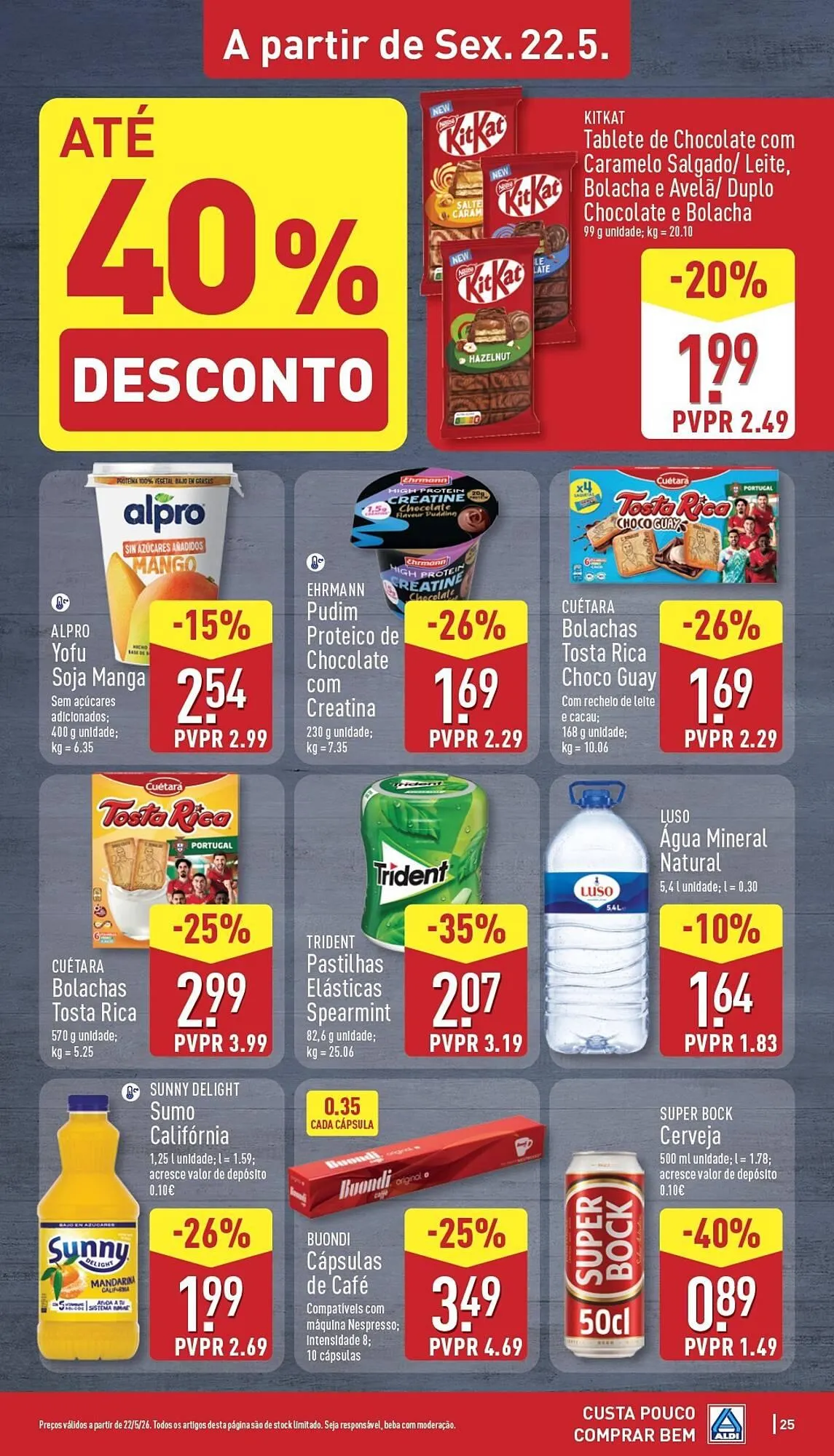 Folheto Folheto ALDI de 18 de maio até 24 de maio 2026 - Pagina 25