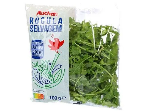 rúcula selvagem auchan 100g