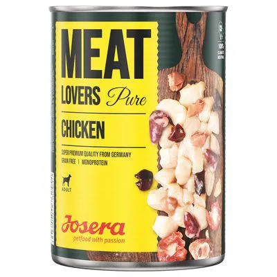 Josera Meatlovers 6 x 400 g comida húmida em promoção: 4 + 2 grátis!
