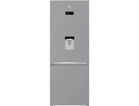Frigorífico Combinado BEKO HarvestFresh RCNE560E40DZXBN (No Frost - 192 cm - 510 L - Cinzento)