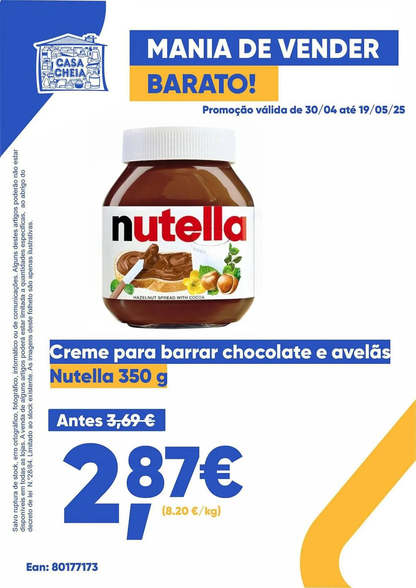 Folheto Folheto Casa Cheia de 30 de abril até 19 de maio 2025 - Pagina 1
