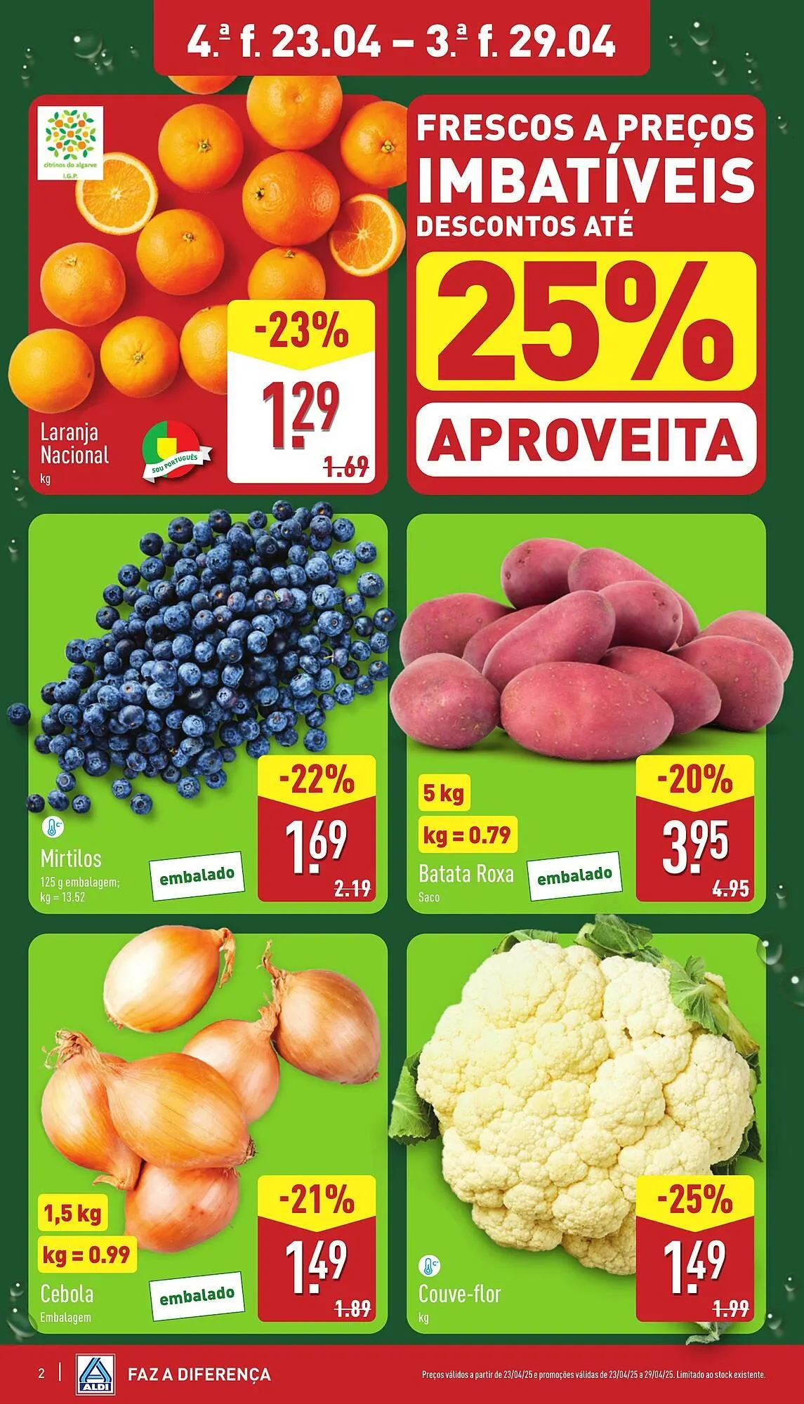 Folheto Folheto ALDI de 23 de abril até 29 de abril 2025 - Pagina 2