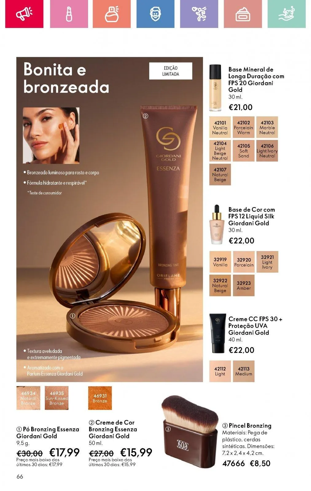 Folheto Folheto de Oriflame até 05.07.2025 de 18 de junho até 5 de julho 2025 - Pagina 66
