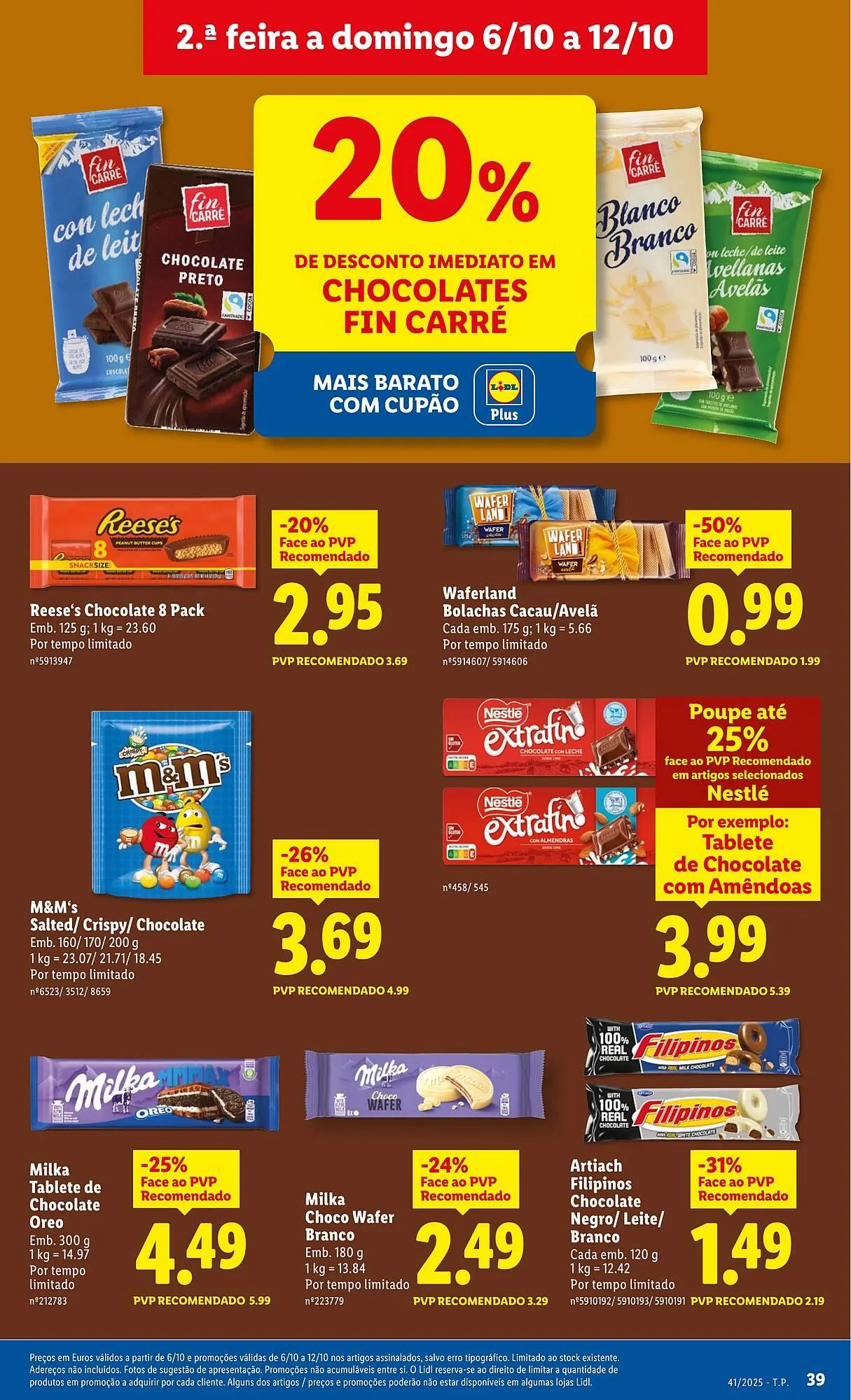 Folheto Folheto Lidl de 6 de outubro até 12 de outubro 2025 - Pagina 39