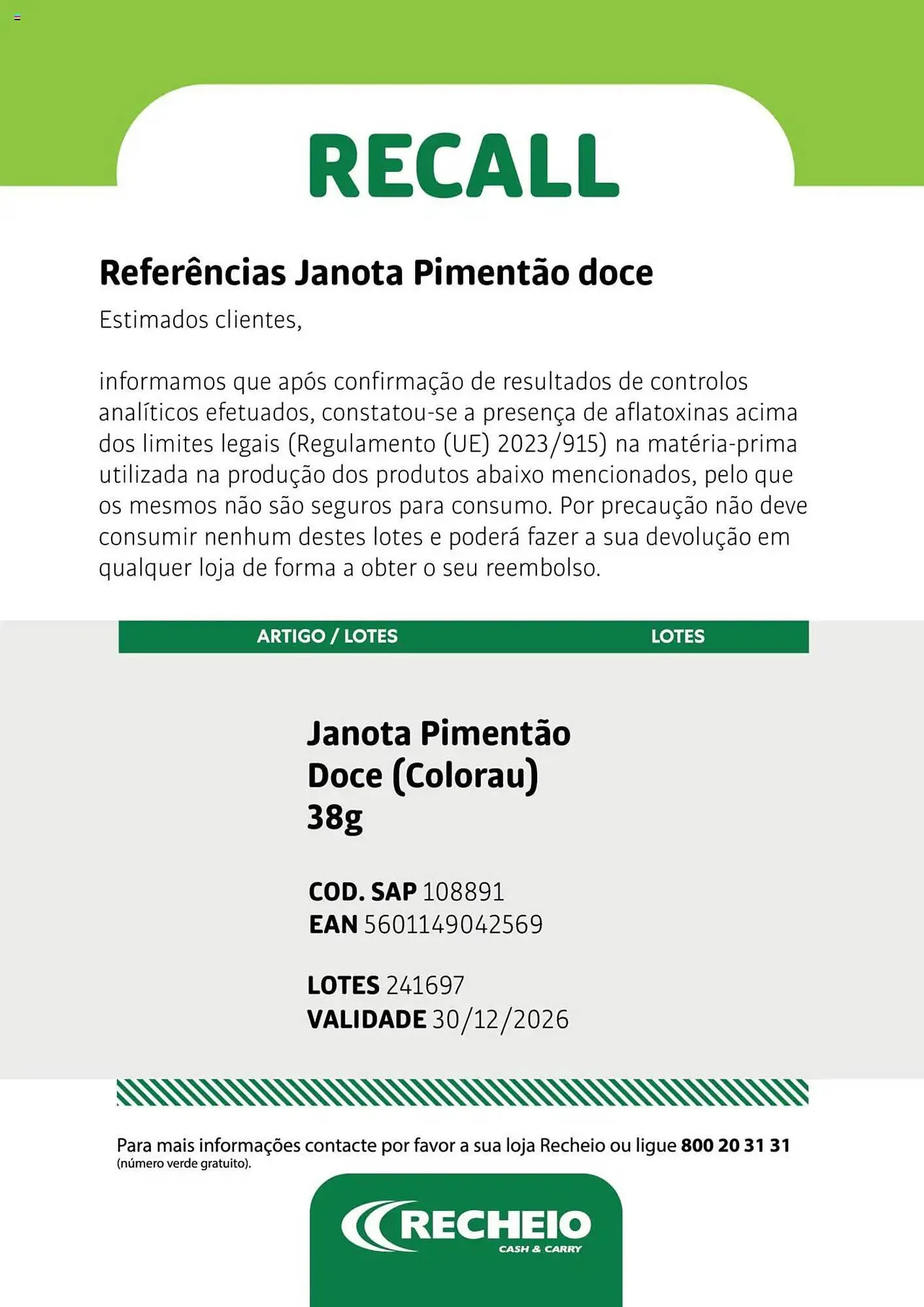 Folheto Folheto Recheio de 24 de abril até 30 de dezembro 2026 - Pagina 3
