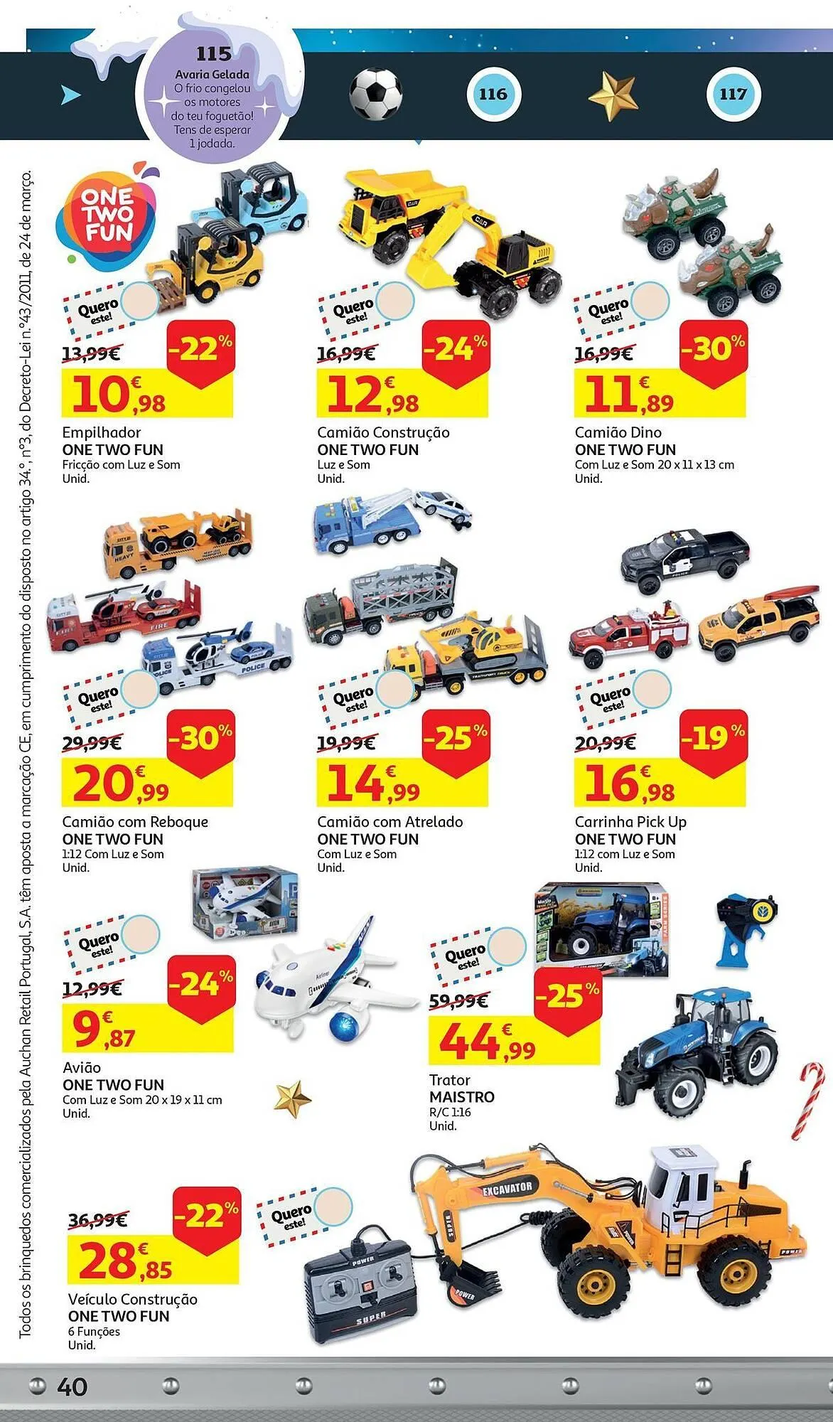 Folheto Folheto Auchan de 5 de novembro até 9 de dezembro 2025 - Pagina 40