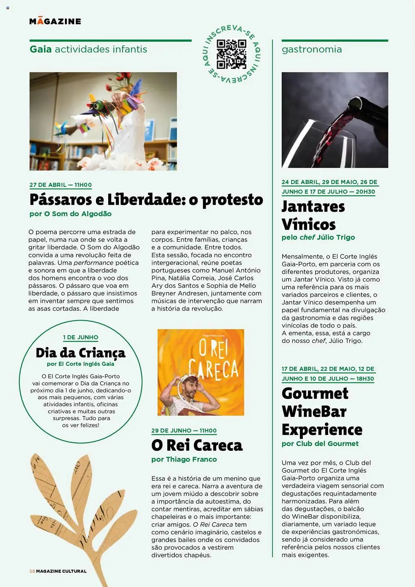 Folheto Folheto El Corte Inglés de 1 de abril até 31 de julho 2025 - Pagina 58