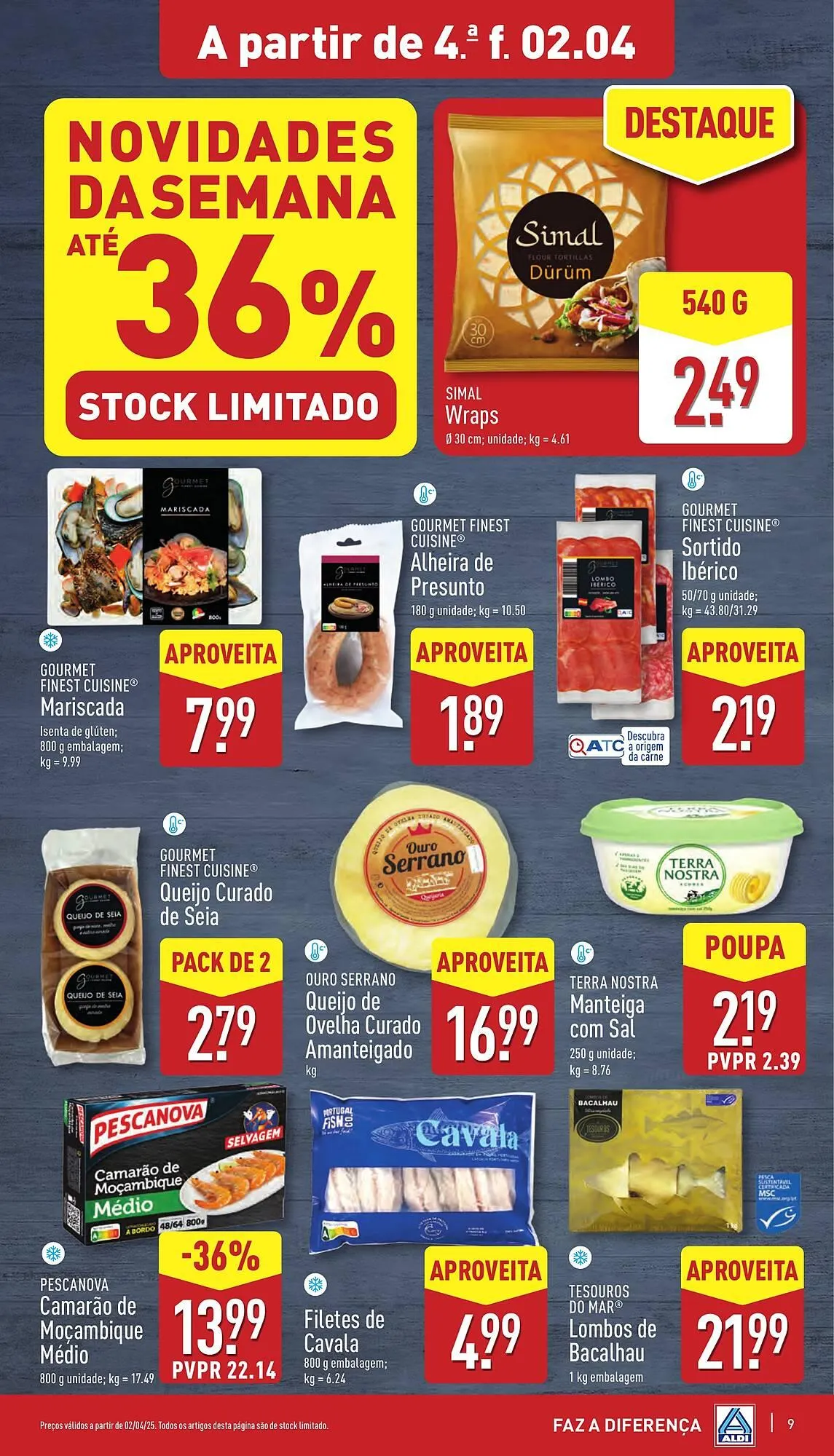 Folheto Folheto ALDI de 2 de abril até 8 de abril 2025 - Pagina 9