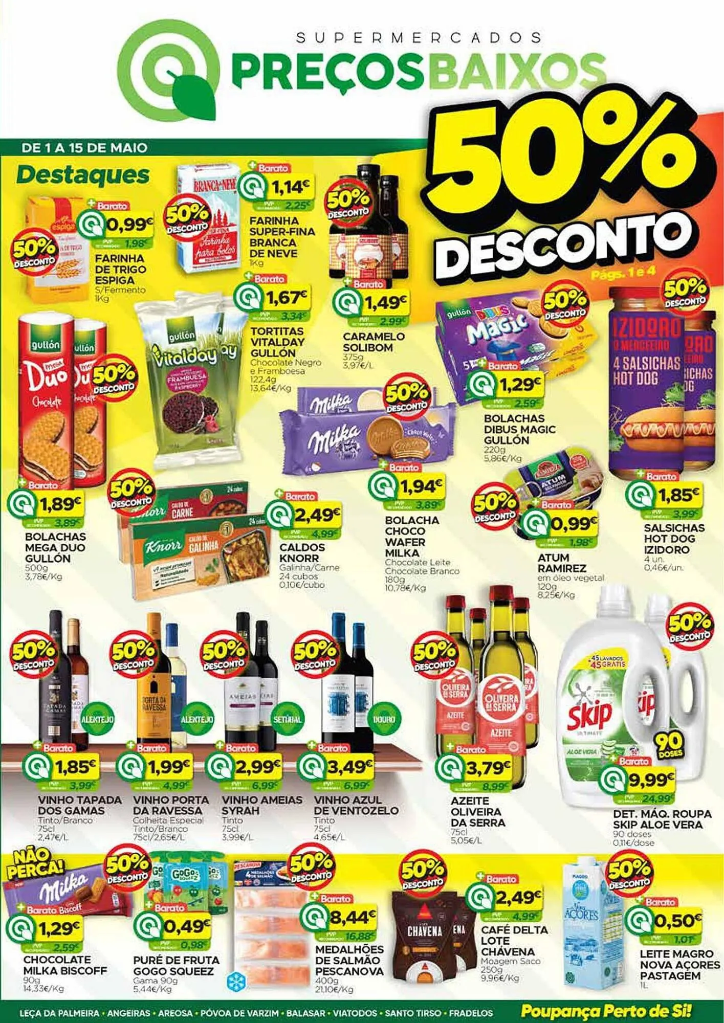 Folheto Supermercados Preços Baixos - 1