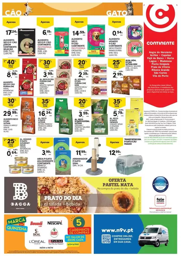 Folheto Açores: O Continente é de toda a gente de 26 de setembro até 9 de outubro 2024 - Pagina 36