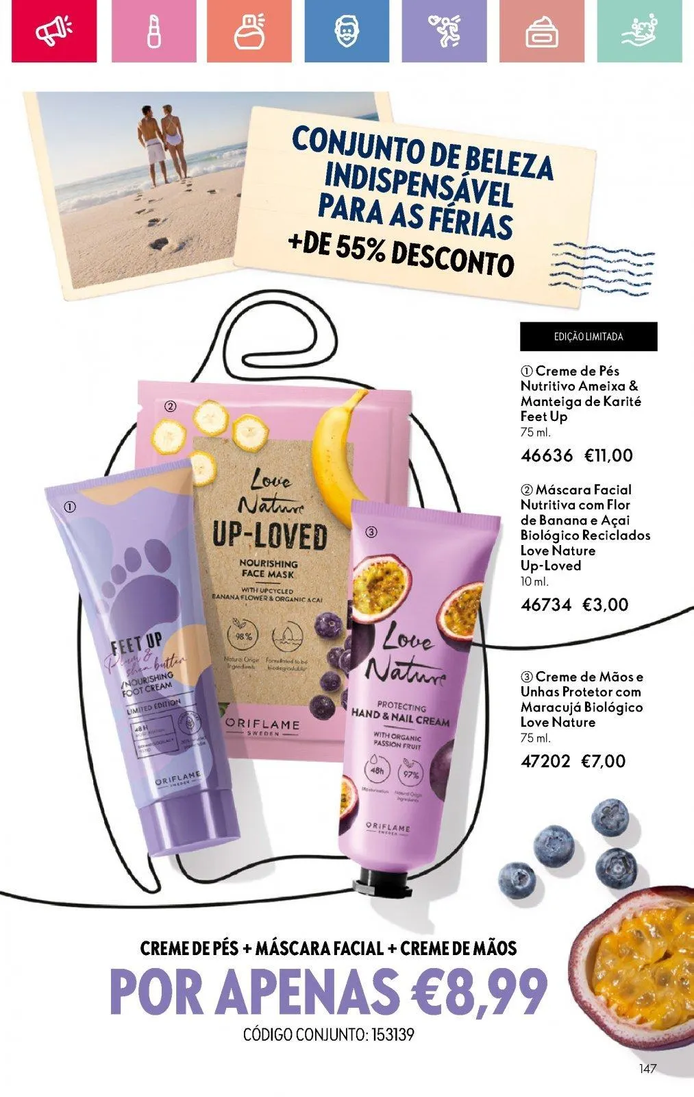 Folheto Folheto de Oriflame até 05.07.2025 de 18 de junho até 5 de julho 2025 - Pagina 147