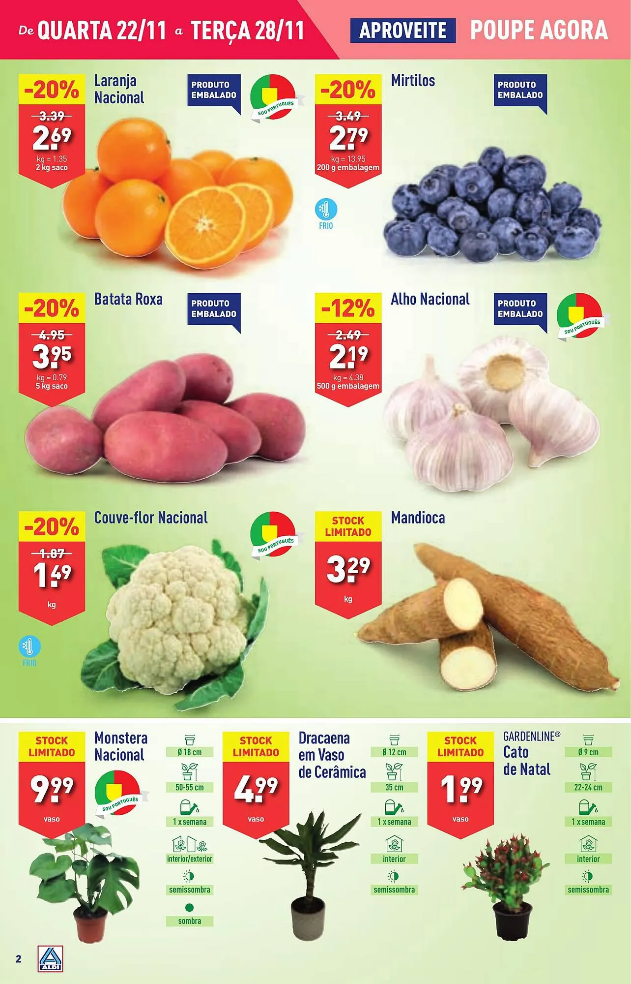 Folheto Folheto ALDI de 22 de novembro até 28 de novembro 2023 - Pagina 2