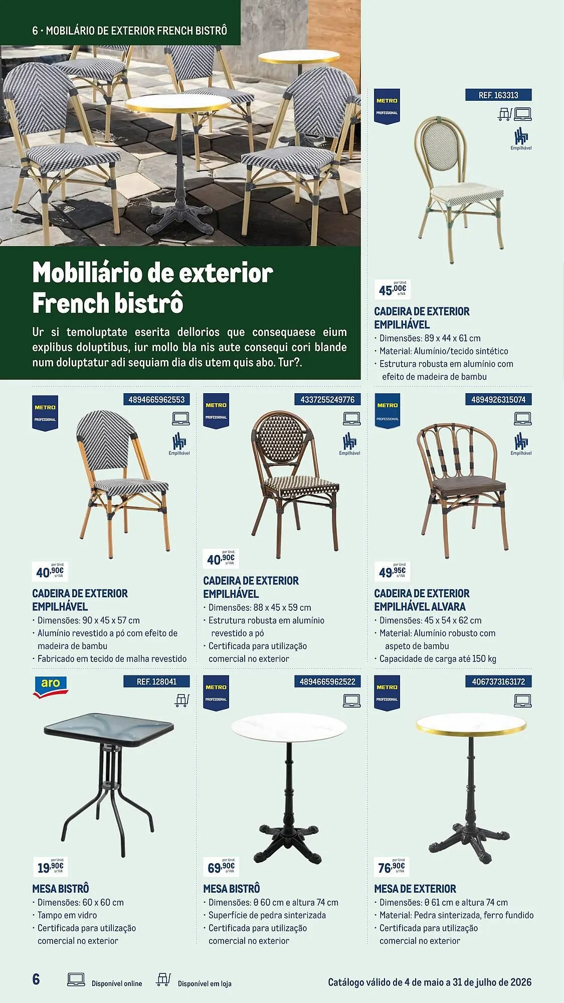 Folheto Catálogo Makro de 4 de maio até 31 de julho 2026 - Pagina 6